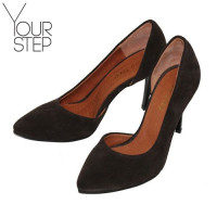 Туфлі-човники кольору шоколад Арт. 35-5