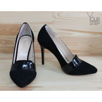 Туфлі-човники чорного кольору Арт. 35-8Os