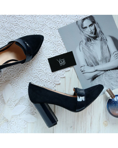 Туфлі-човники синього кольору Арт. 35-8/44Ok-Os