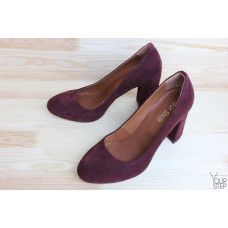 Туфли бордового цвета Арт. 95-1/44Ок