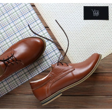 Туфли на низком ходу из натуральной кожи рыжего цвета Арт. 16-1/12