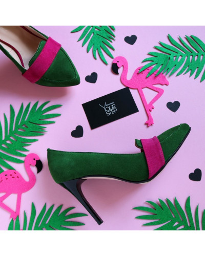 Замшеві туфлі-човники Арт. 35-8Os