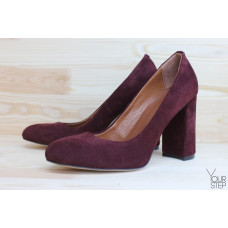 Туфли бордового цвета Арт. 95-1/44Ок