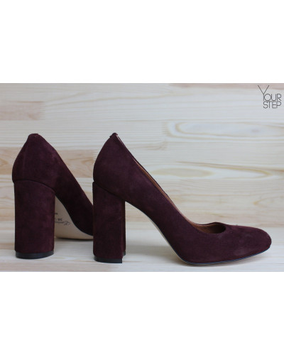 Туфли бордового цвета Арт. 95-1/44Ок