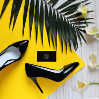 Туфлі-човники чорного кольору Арт. 35-9Os