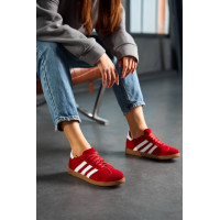 Червоні замшеві кеди зі шнурівкою — яскравий акцент для вашого образу! Арт. 15-10-21918