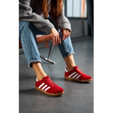 Червоні замшеві кеди зі шнурівкою — яскравий акцент для вашого образу! Арт. 15-10-21918