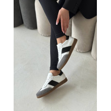 Комбинированные светлые женские кеды – стиль и комфорт сезона весна-лето 2026 Арт. 15-12/21918(1П)​