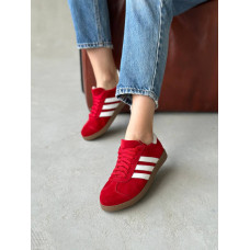 Червоні замшеві кеди зі шнурівкою — яскравий акцент для вашого образу! Арт. 15-10-21918
