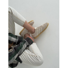 Світло-бежеві замшеві кеди зі шнурівкою — ніжність і комфорт у кожному кроці! Арт. 15-10-21918