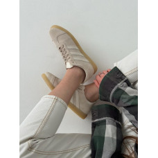 Світло-бежеві замшеві кеди зі шнурівкою — ніжність і комфорт у кожному кроці! Арт. 15-10-21918