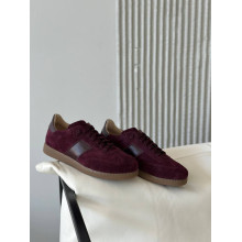 Бордові замшеві кеди - Арт. 15-12/21918(1П) 