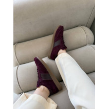 Бордові замшеві кеди - Арт. 15-12/21918(1П) 