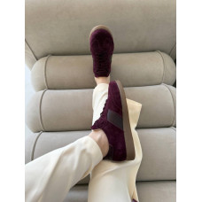 Бордові замшеві кеди - Арт. 15-12/21918(1П) 