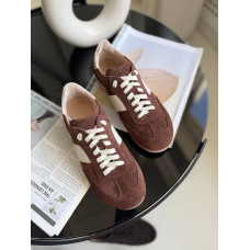 Шоколадні анатомічні кеди з бежевою вставкою - Арт. 15-12(1П)/0079 