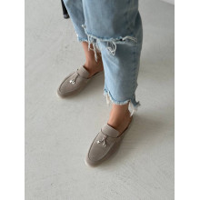 Бежеві замшеві мюлі — витонченість та комфорт для вашого гардеробу (Арт. 156-9)